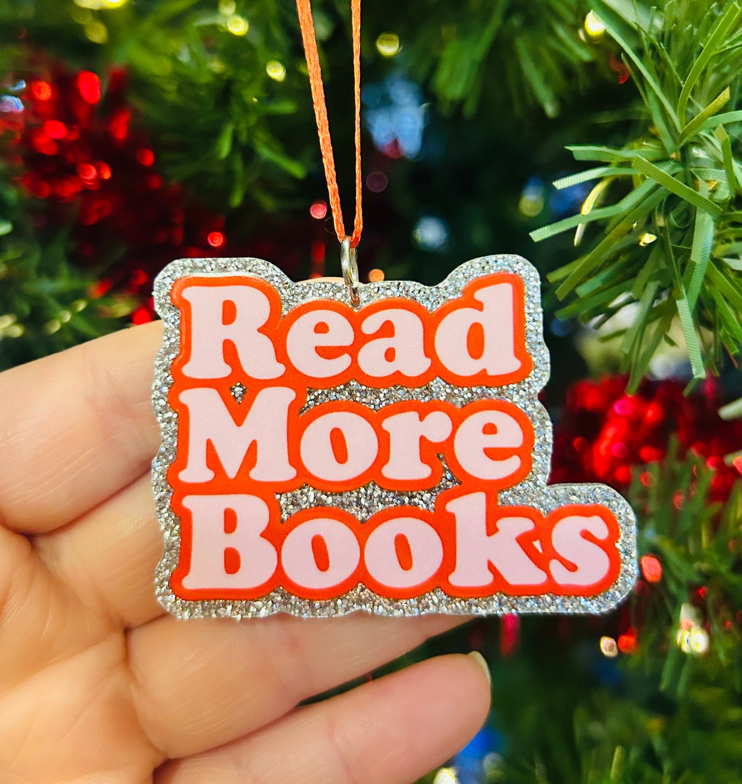 Read More Books Ornament