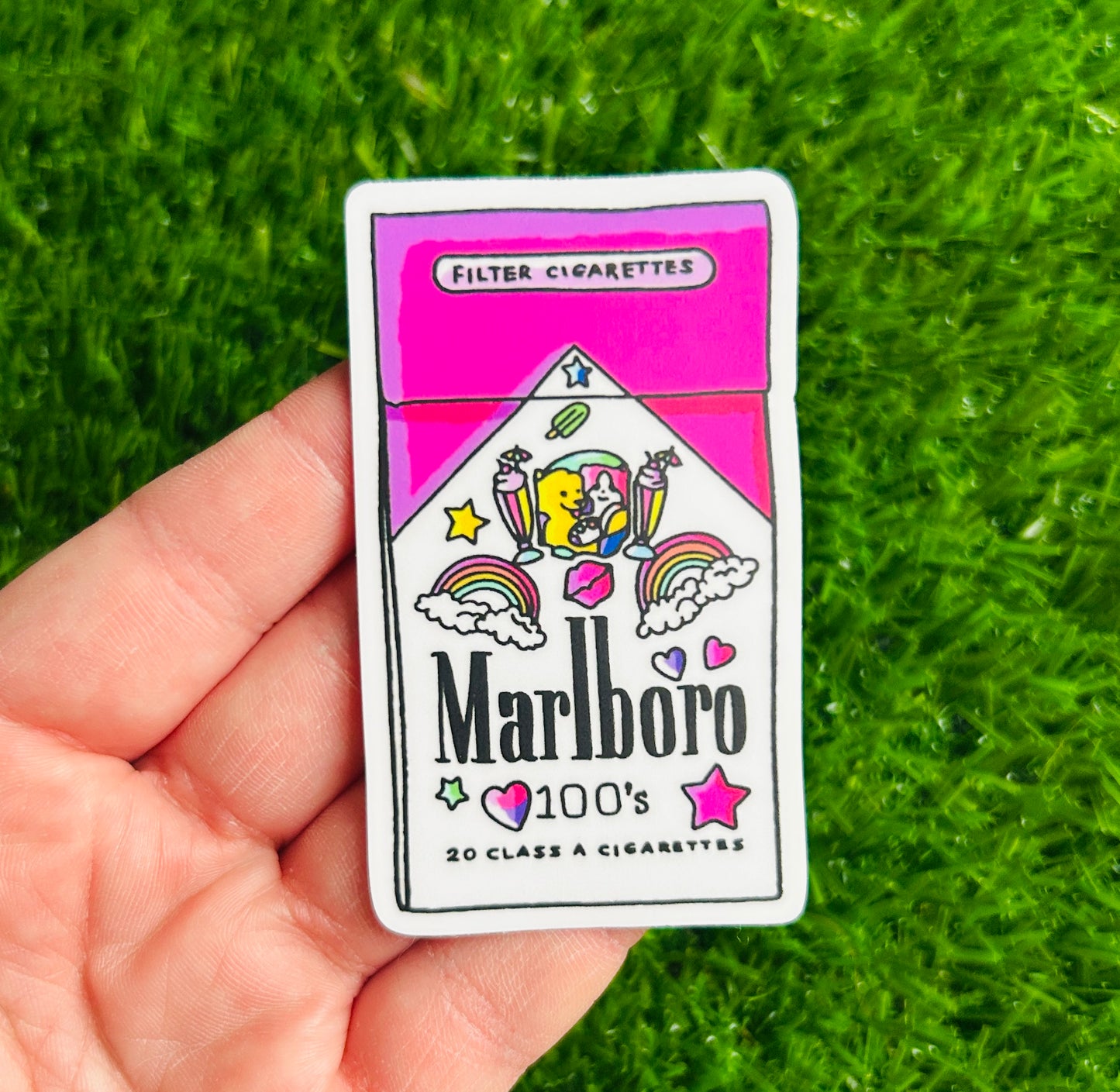 Nostalgia Cig Pack Sticker