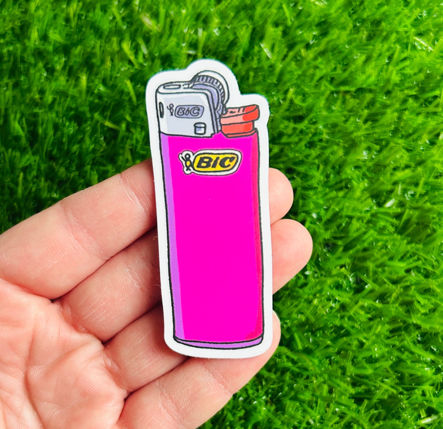 Lighter Sticker