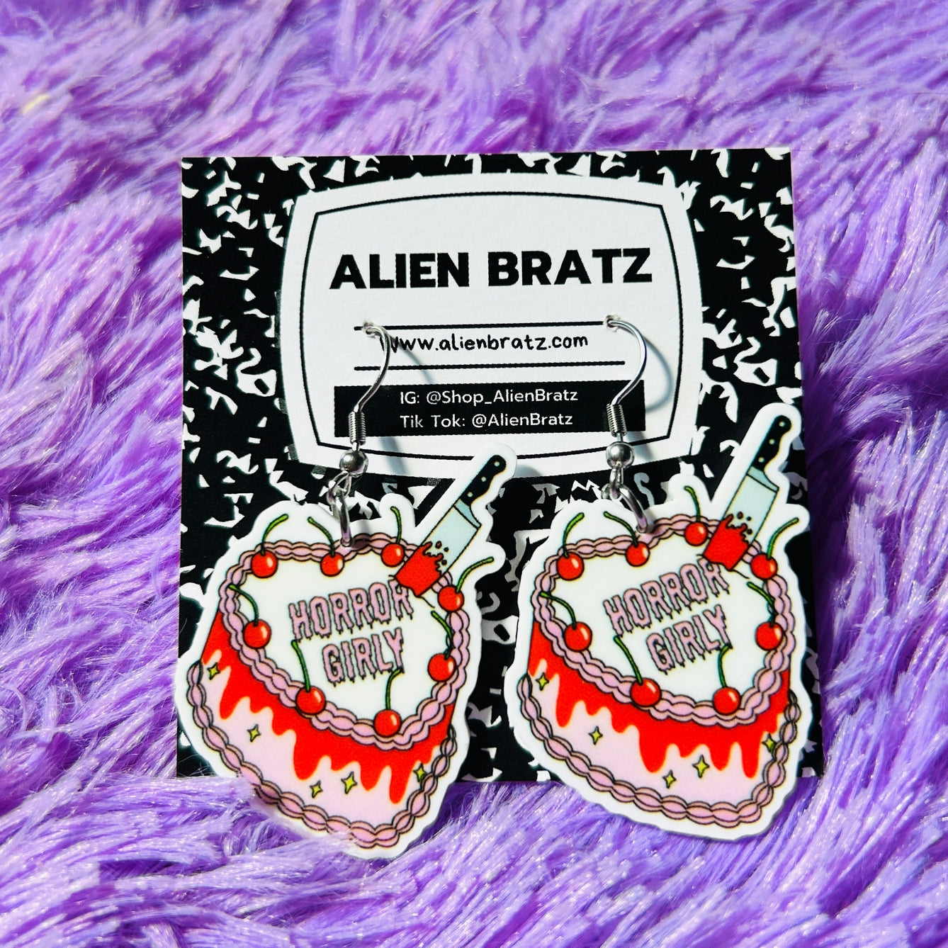 Horror Cake Earrings Or Necklace