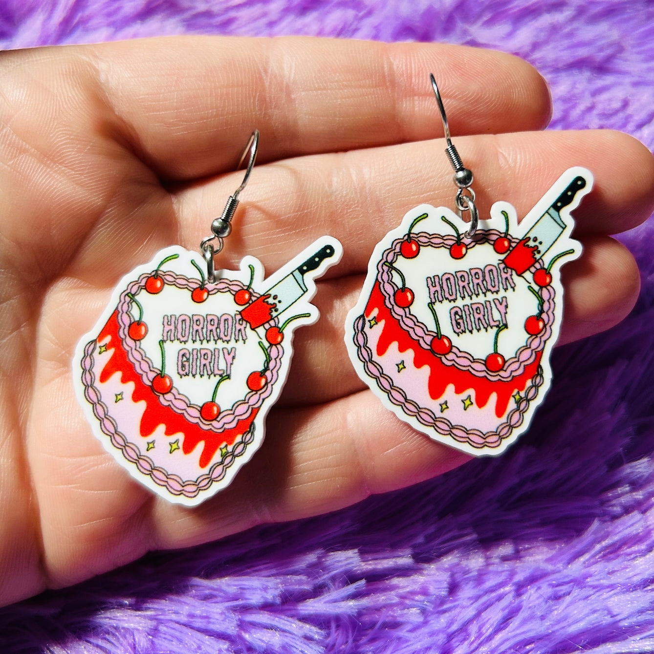 Horror Cake Earrings Or Necklace