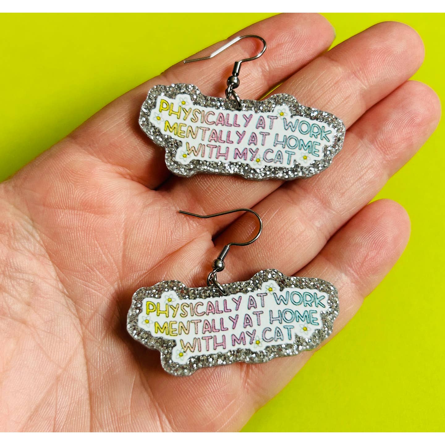 Cat Lover Earrings Or Necklace