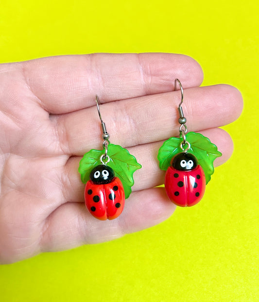 Ladybug Earrings