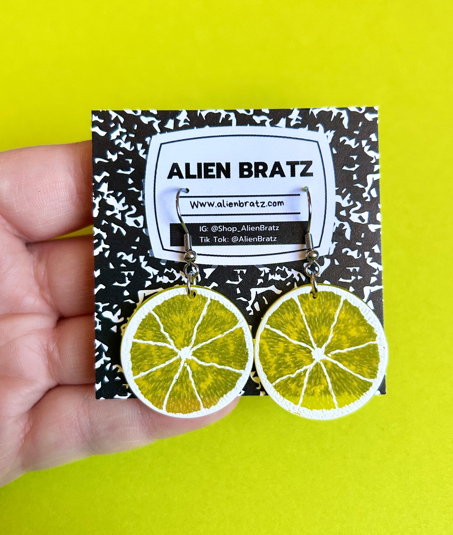 Lemon Slice Earrings