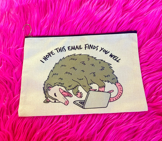 Possum Zipper Pouch