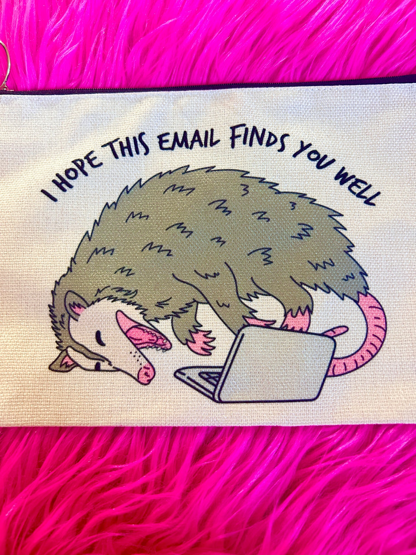 Possum Zipper Pouch