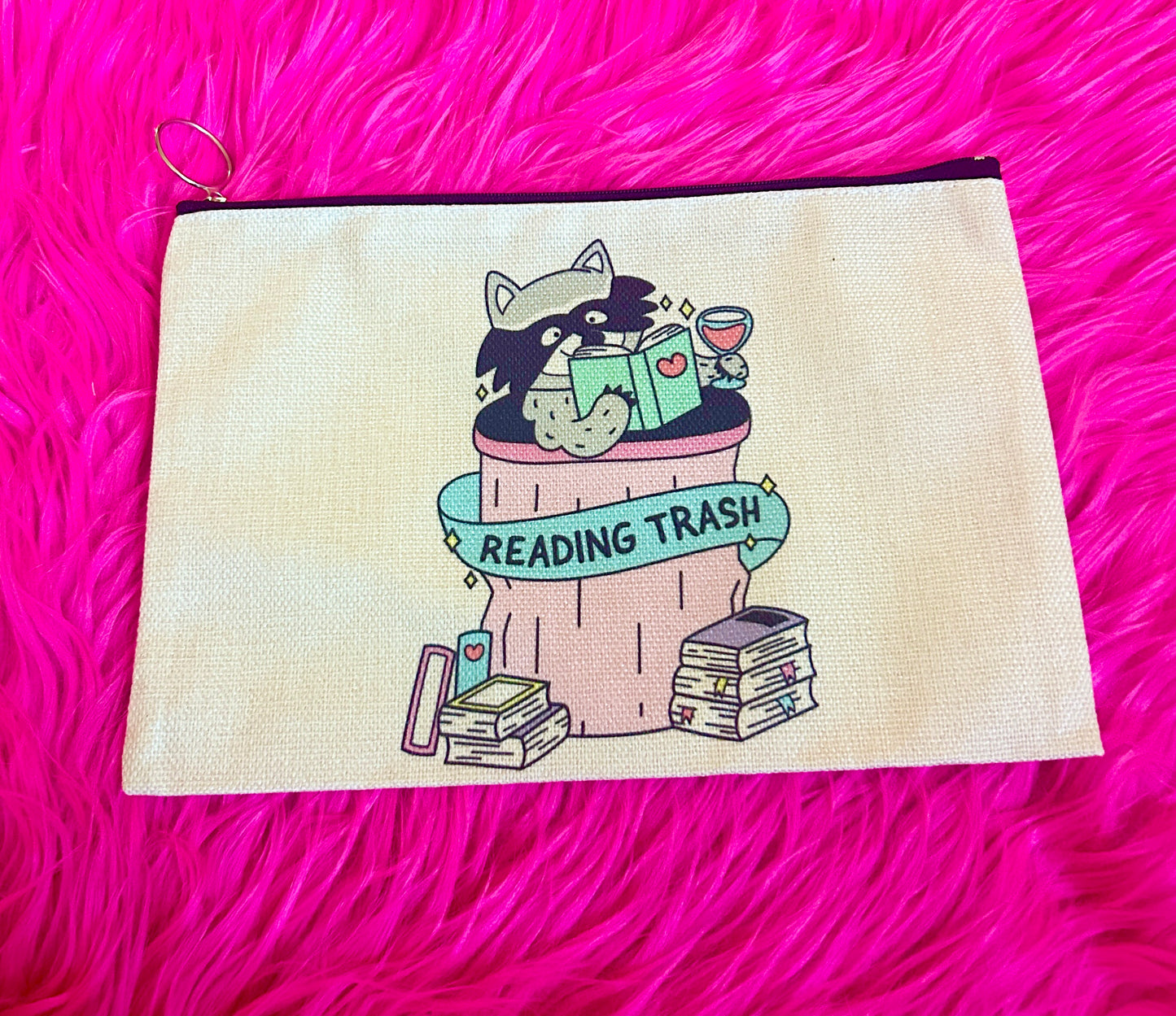 Raccoon Zipper Pouch