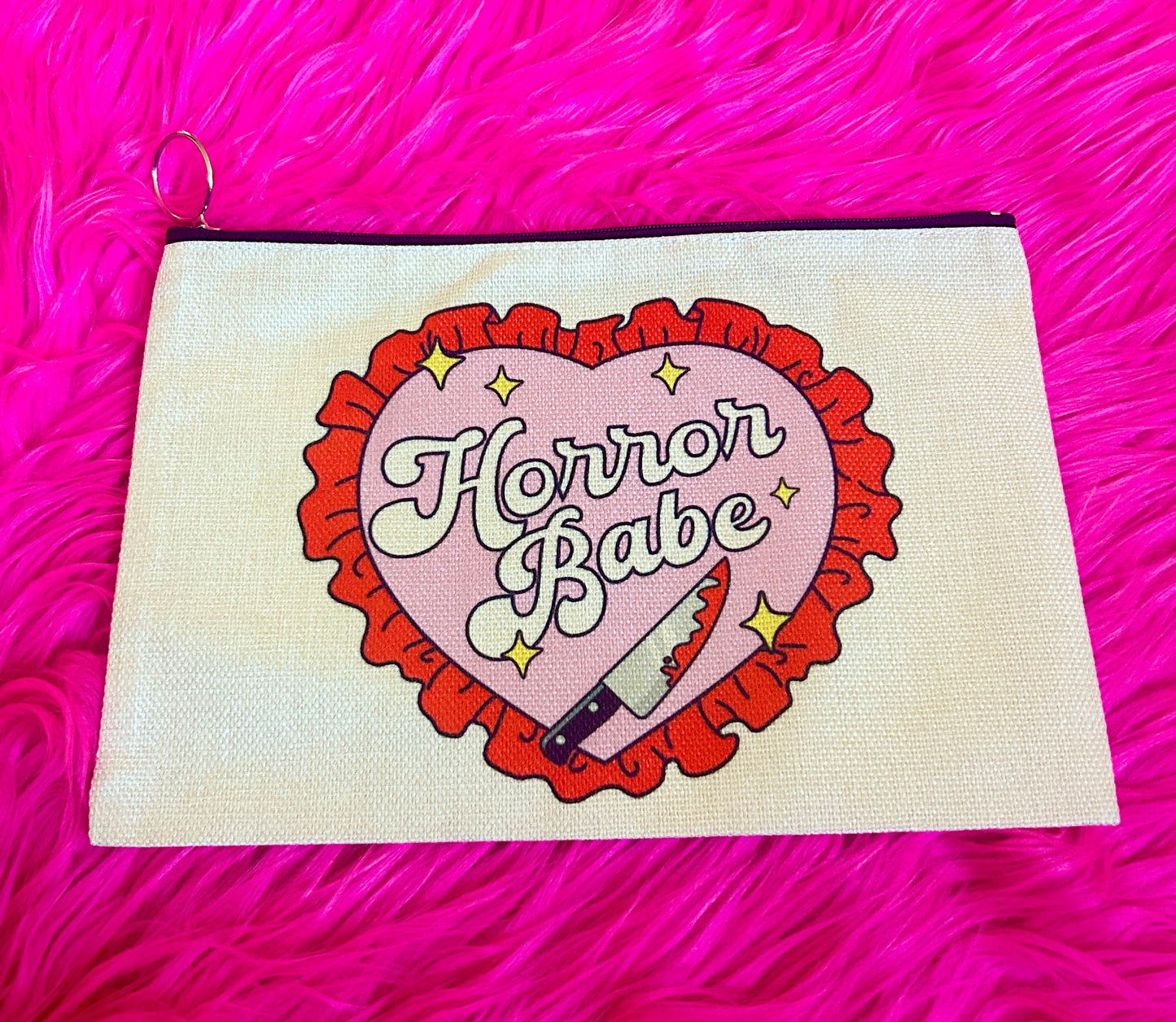 Horror Babe Zipper Pouch