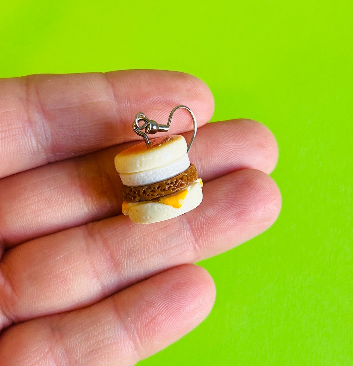 Sausage Egg and Cheese Earrings