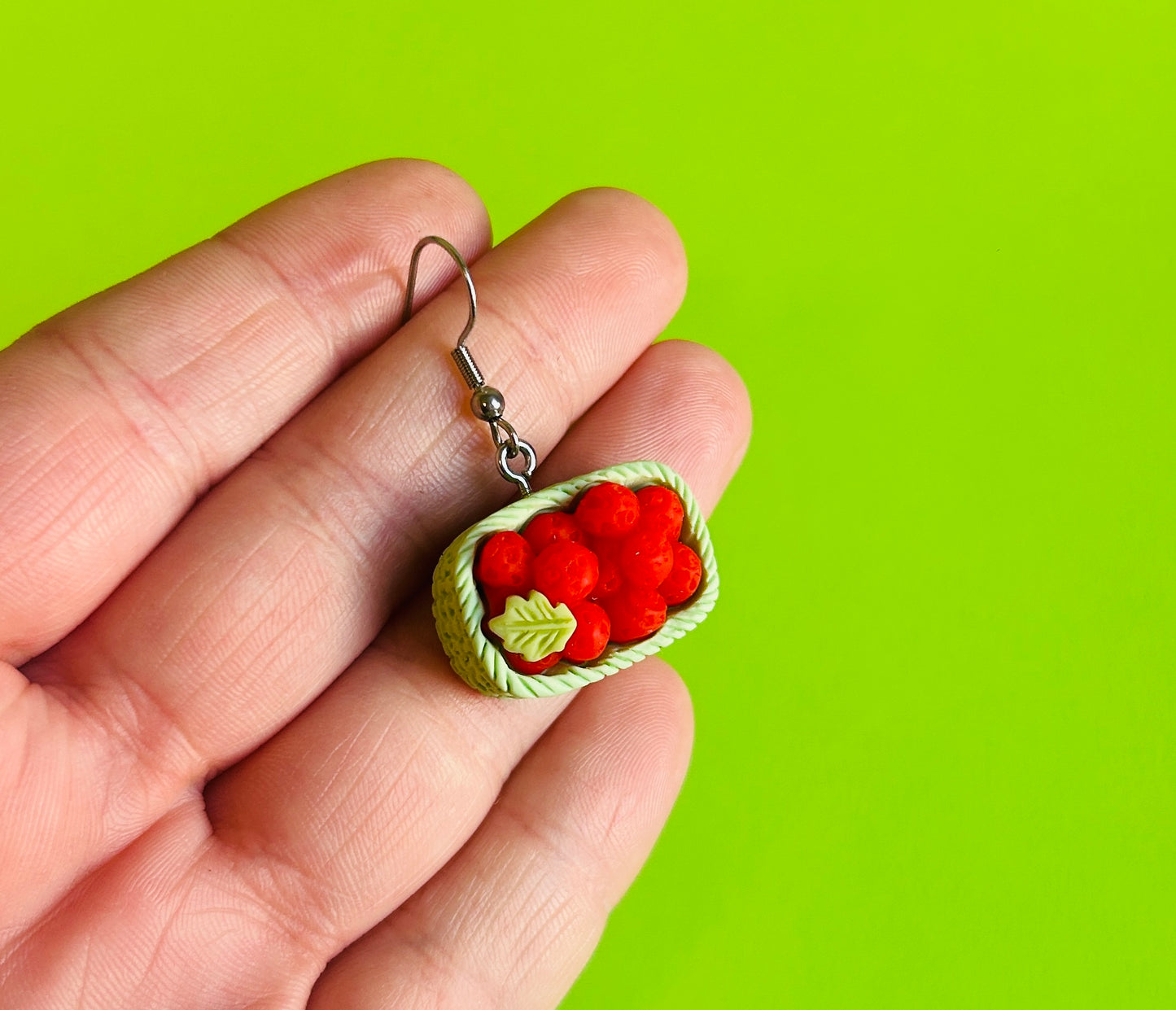Raspberry Earrings
