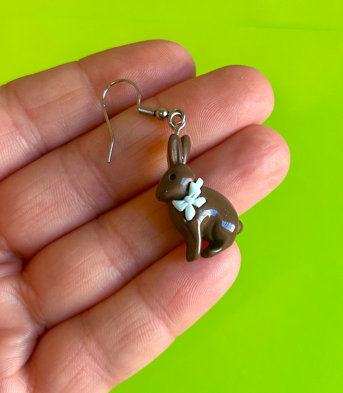 Chocolate Rabbit Earrings