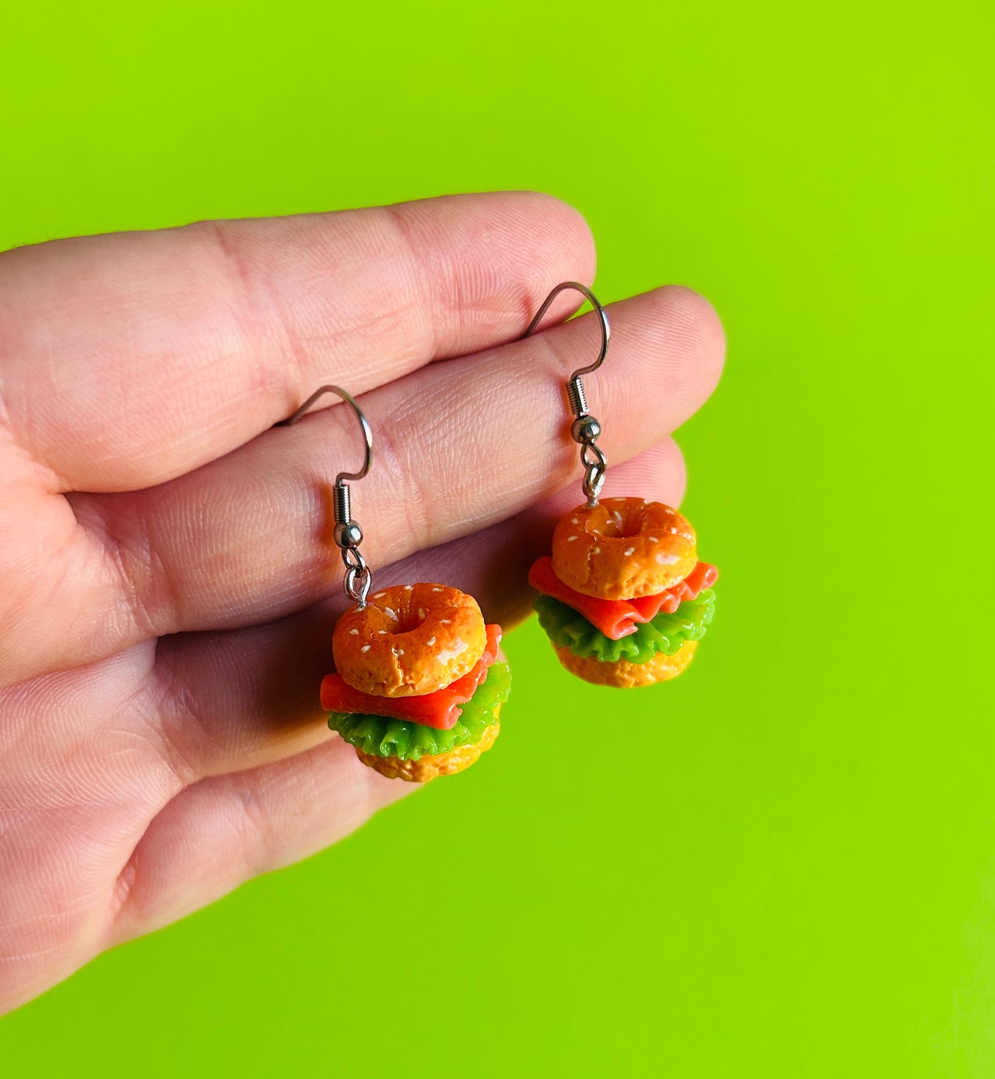 Bagel Sandwich Earrings