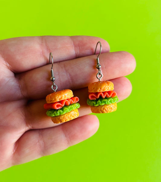 Bagel Sandwich Earrings