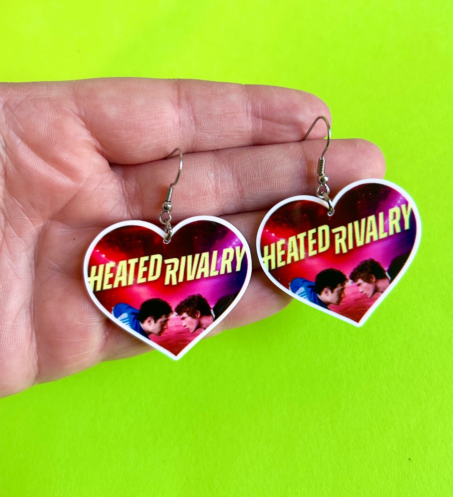 Heated Rivalry Earrings Or Necklace