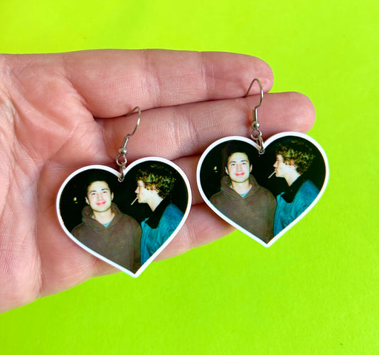 Heated Rivalry Earrings Or Necklace