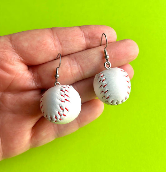 Baseball Earrings