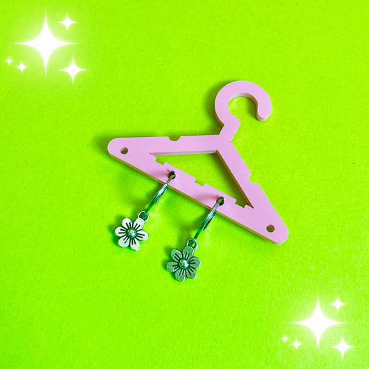 Silver Daisy Earrings