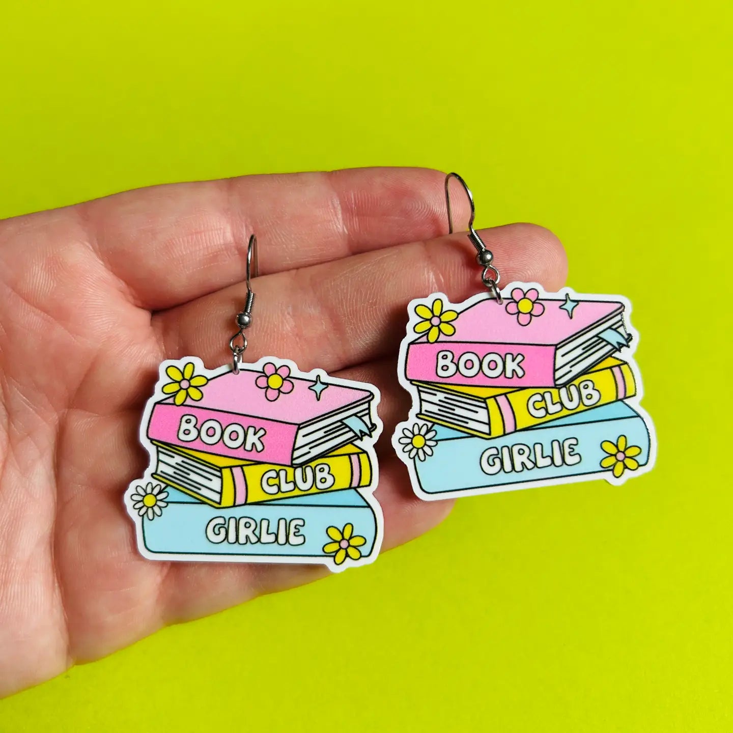 Book Club Earrings Or Necklace