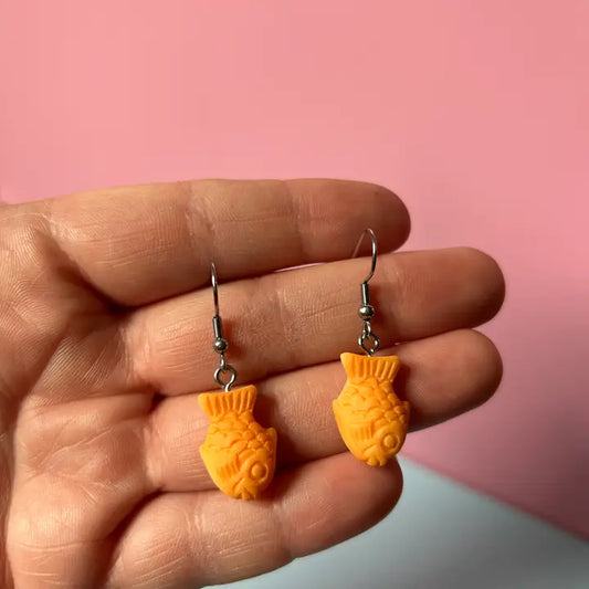 Fish Snack Earrings