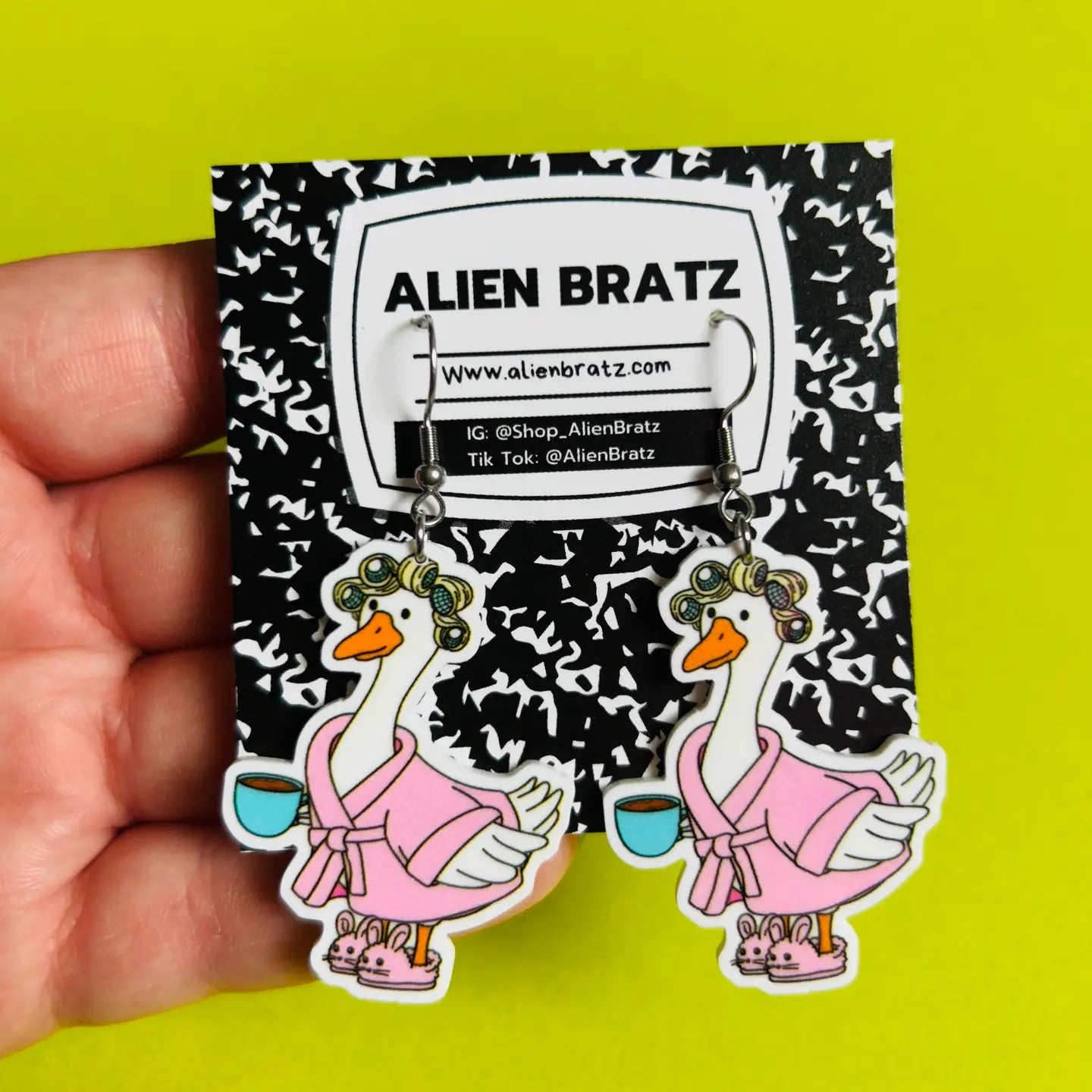 Silly Goose Earrings or Necklace