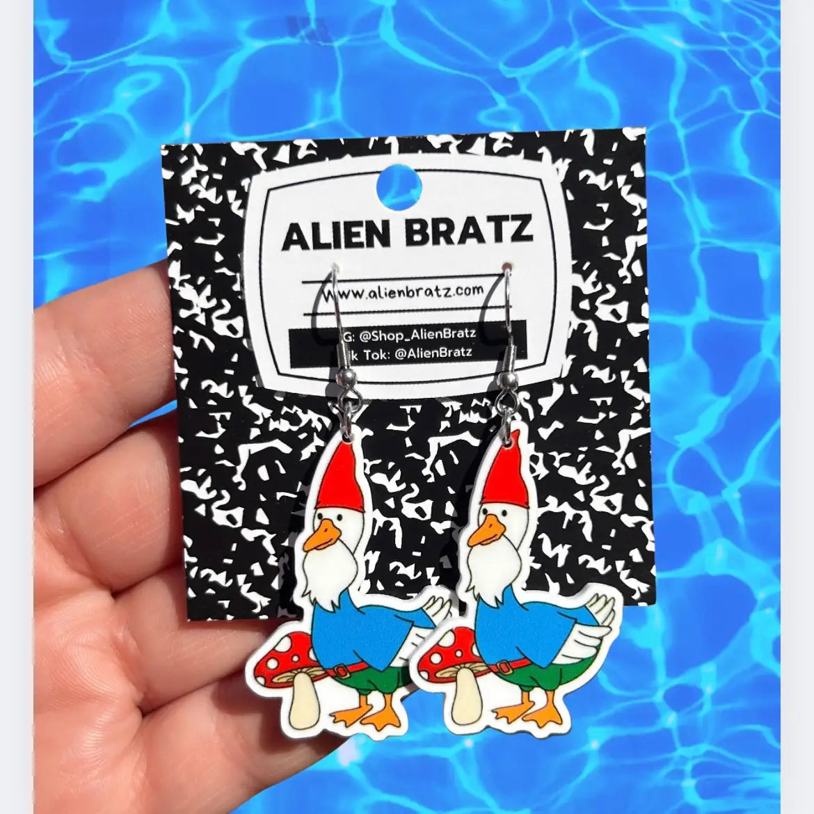 Gnome Goose Earrings Or Necklace