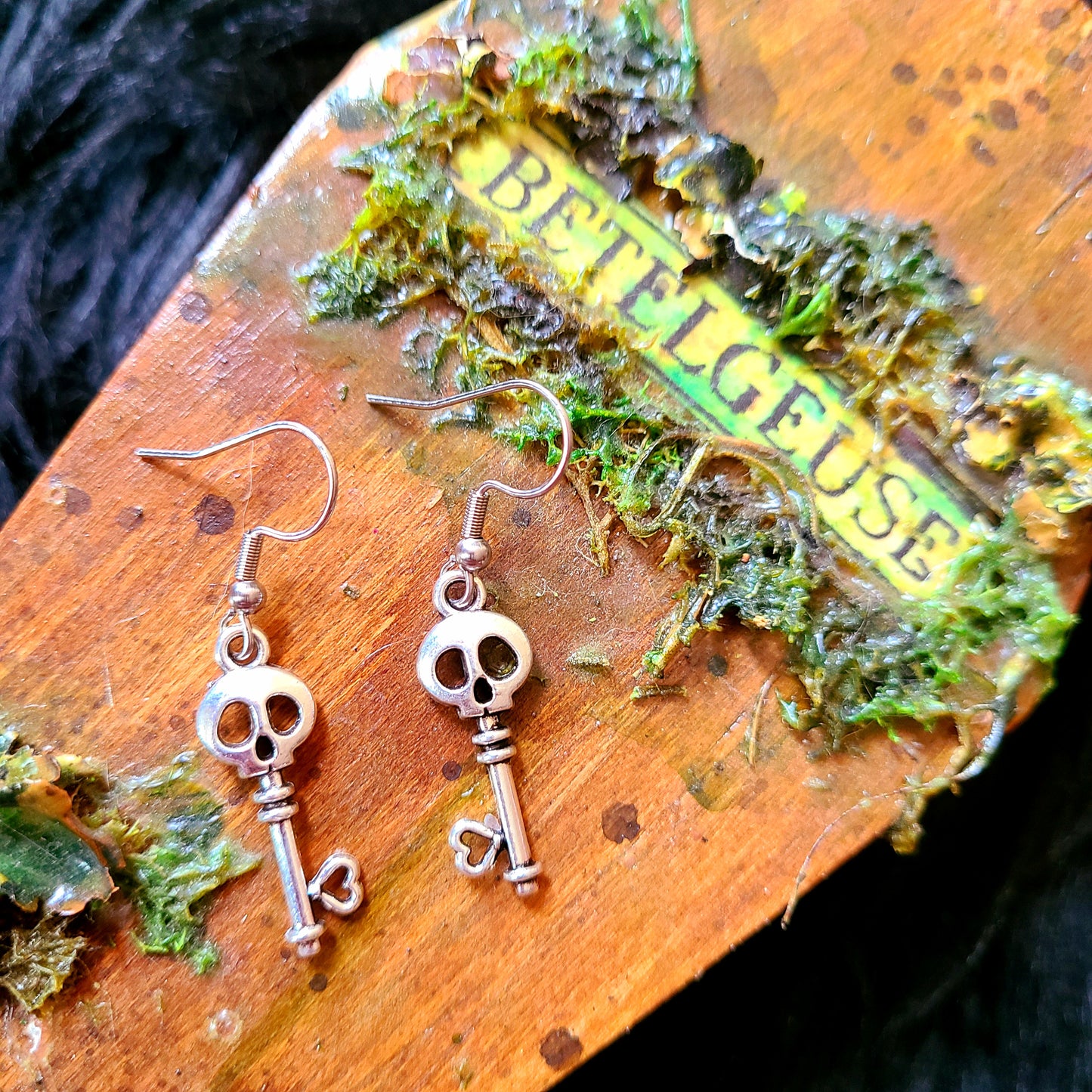 Skeleton Key Earrings