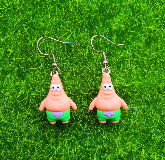 Spongebob Squarepants Patrick Star Earrings