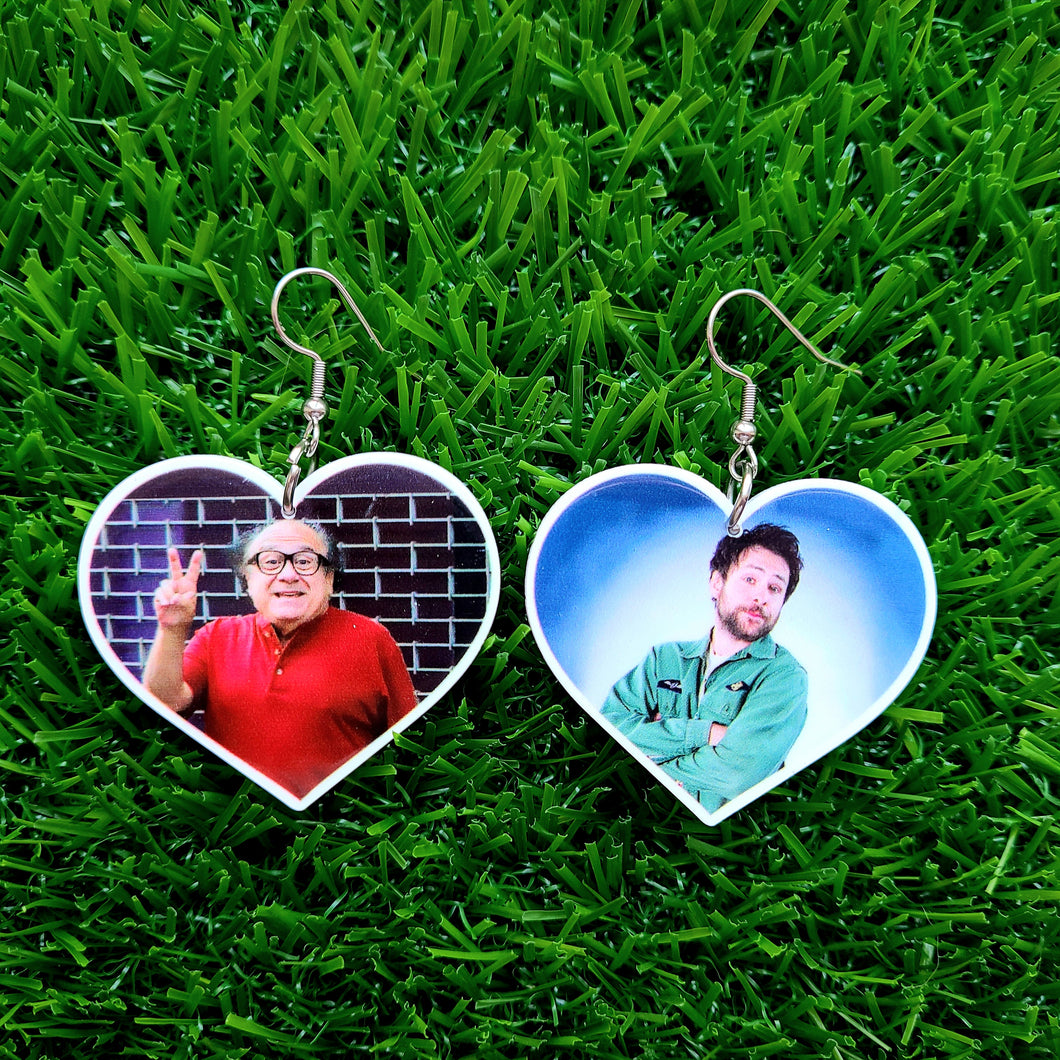 Frank and Charlie from It's Always Sunny In Philadelphia Earrings