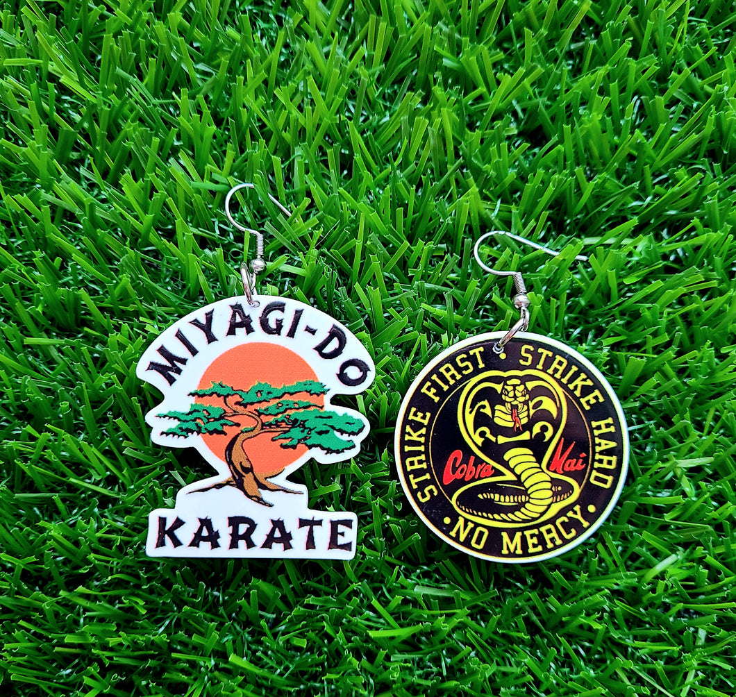 Miyagi-Do Karate and Cobra Kai Earrings