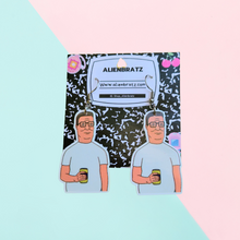 Load image into Gallery viewer, Hank Hill Earrings or Necklace
