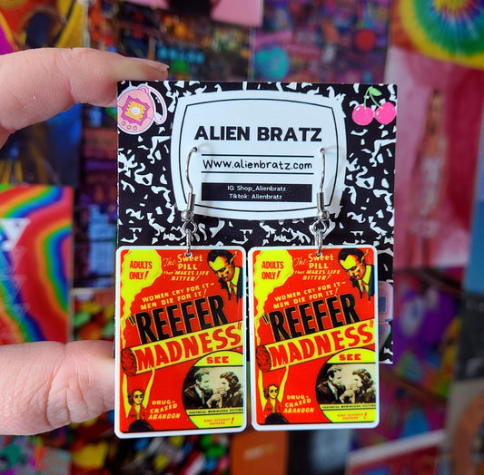 Reefer Madness Earrings or Necklace