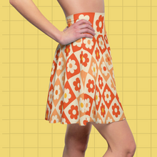 Load image into Gallery viewer, Retro Daisy Skater Skirt
