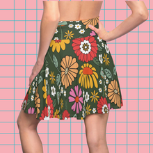 Load image into Gallery viewer, Daisy Mushroom Skater Skirt
