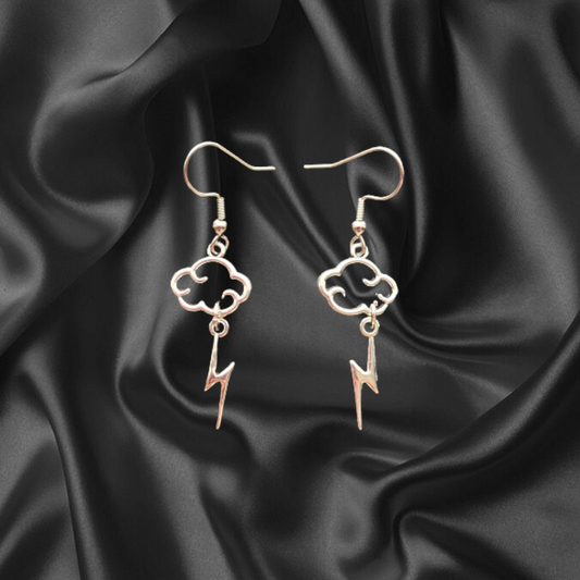 Cloud Lightning Bolt Earrings