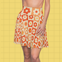 Load image into Gallery viewer, Retro Daisy Skater Skirt
