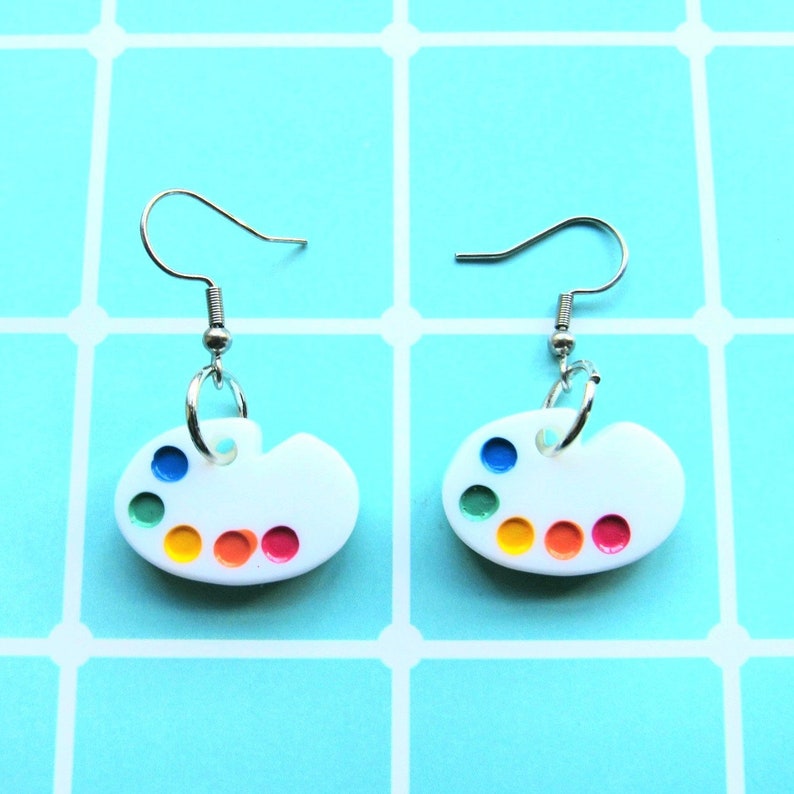 Paint Palette Earrings