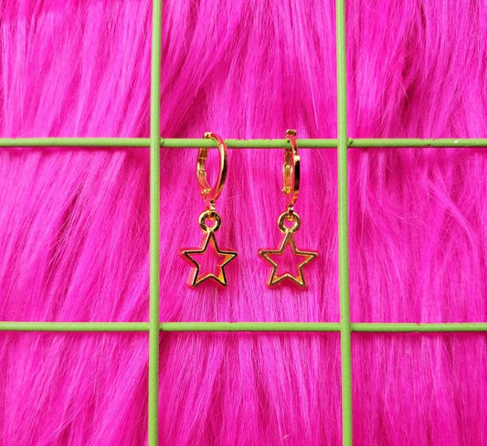 Gold Star Earrings