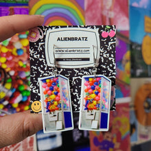 Load image into Gallery viewer, Toy Vending Machine Earrings Or Necklace
