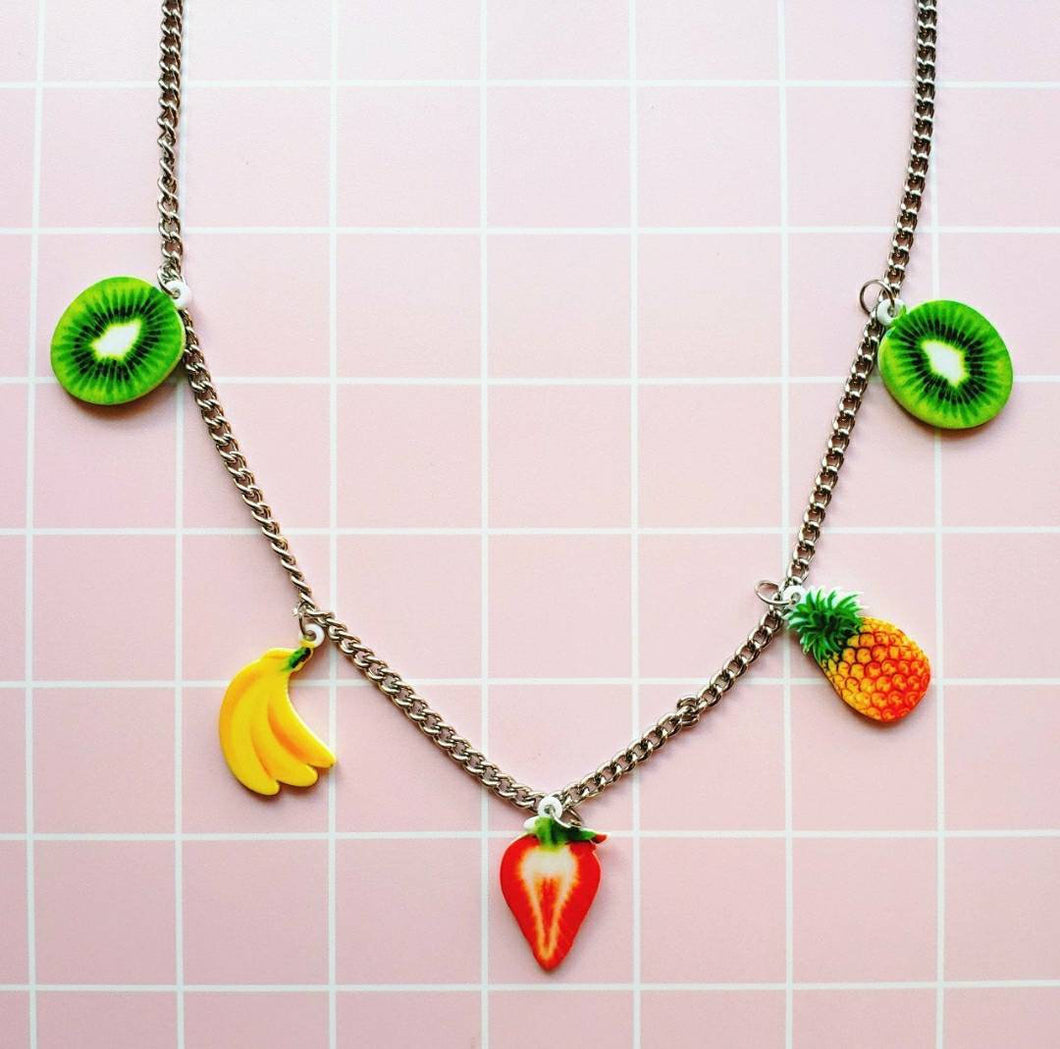 Fruit Stainless Steel Chain Necklace