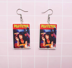 Pulp Fiction Earrings Or Necklace