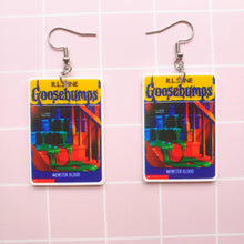 Load image into Gallery viewer, Goosebumps Monster Blood Book Earrings Or Necklace
