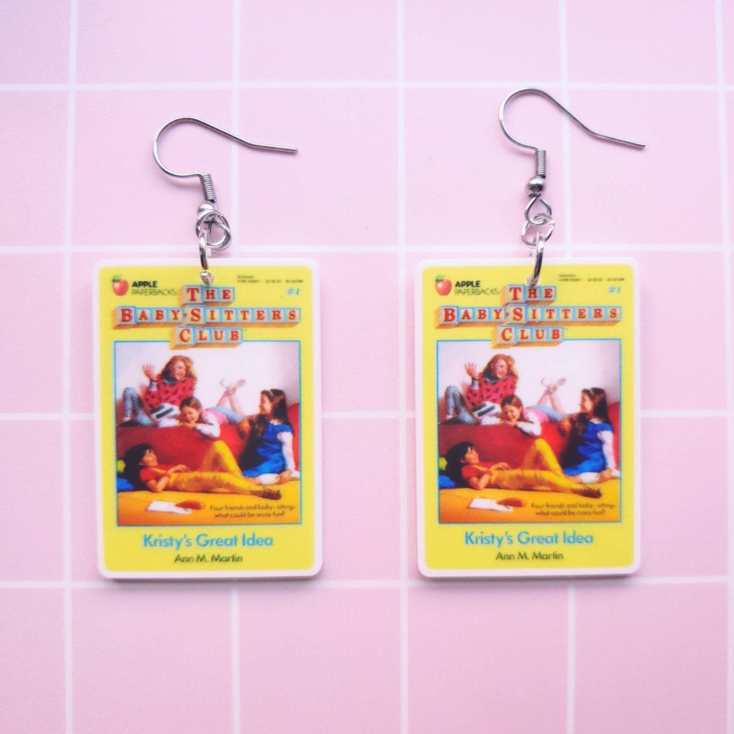 The Babysitter's Club Book Earrings