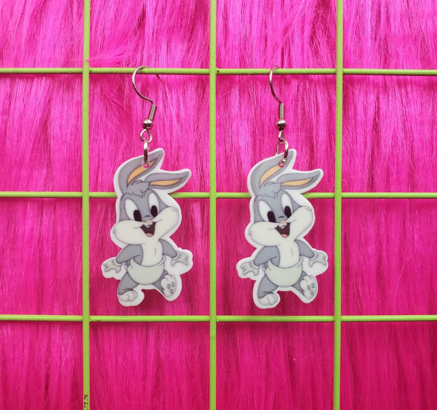 Baby Bugs Bunny Tiny Toons Adventures Earrings Or Necklace