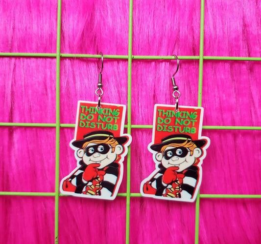 The Hamburglar Earrings Or Necklace