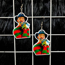 Load image into Gallery viewer, Freddy Krueger Nightmare On Elm Street Earrings Or Necklace

