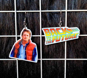 Back To The Future Earrings