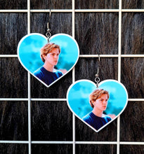 Load image into Gallery viewer, River Phoenix Heart Earrings or Necklace
