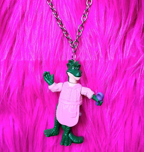 Dinosaurs Fran Sinclair Stainless Steel Chain Necklace