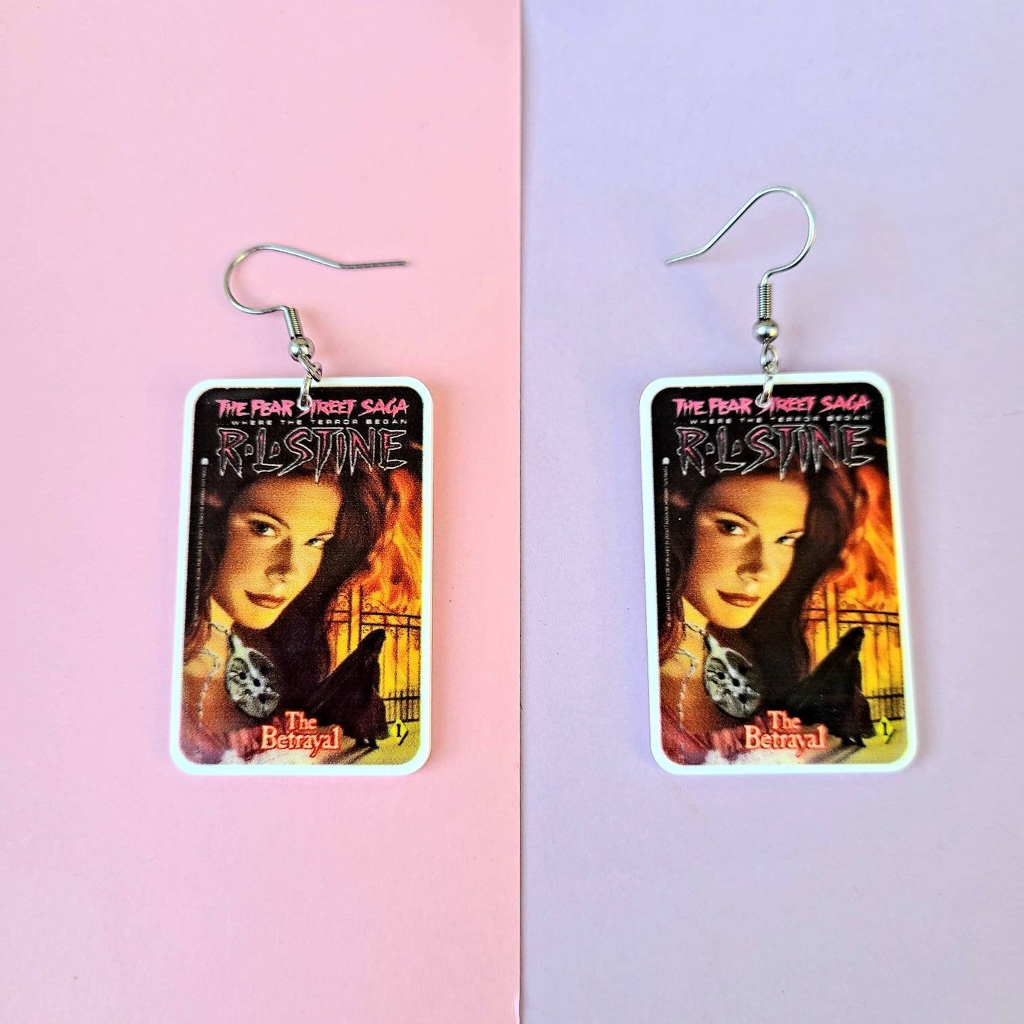 Fear Street The Betrayal Book Earrings Or Necklace