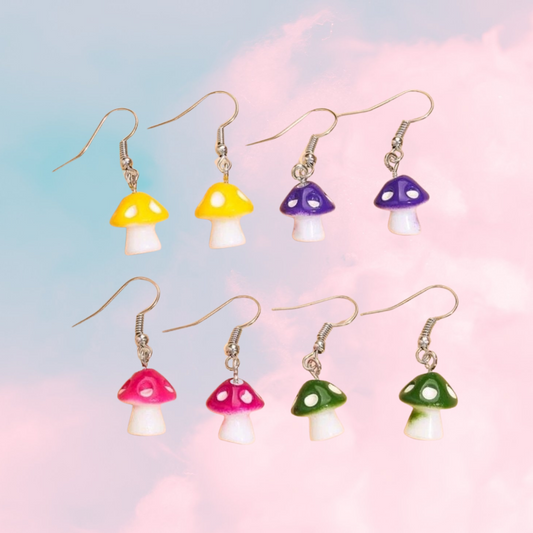 Mushroom Earrings